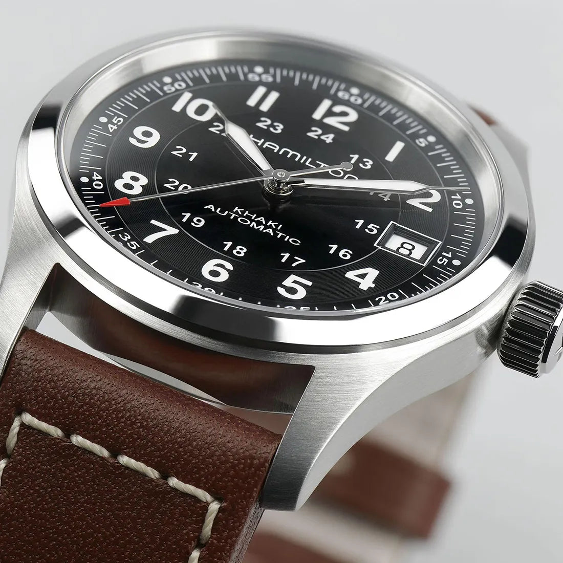 カーキ フィールド オート 38mm