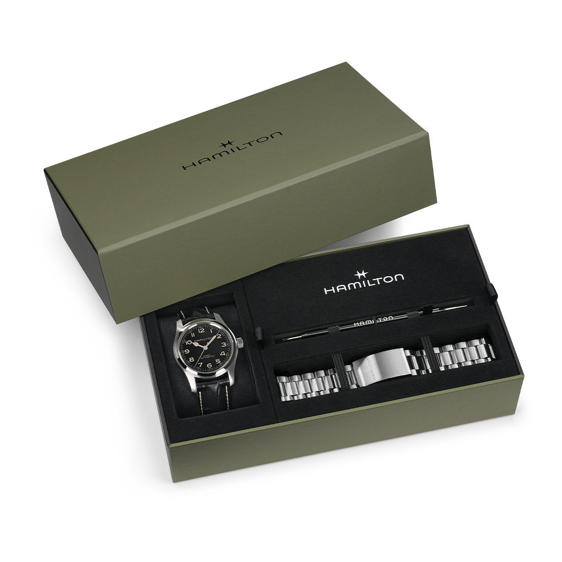 カーキ フィールド マーフ 42mm Bracelet Bundle