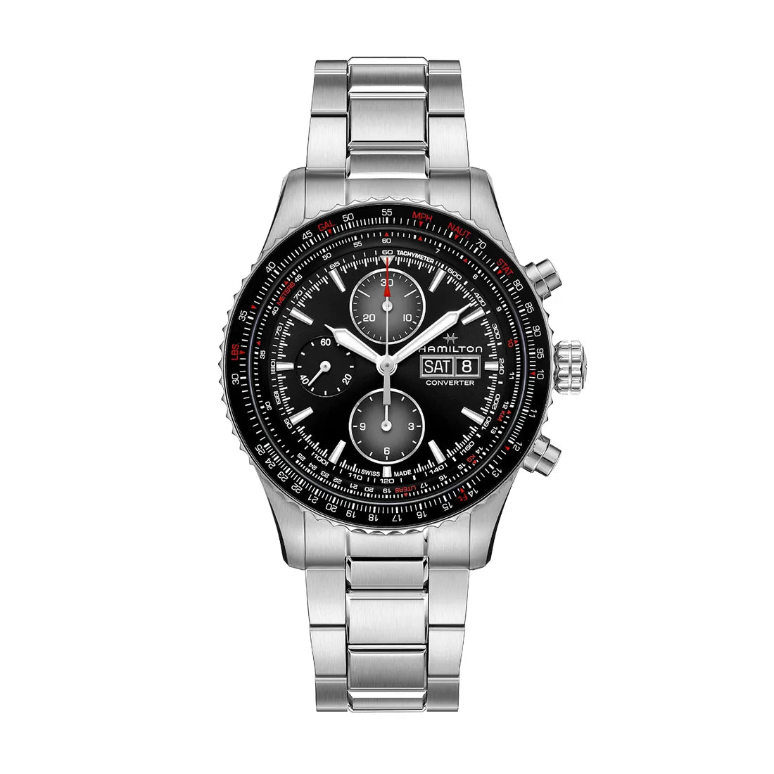 カーキ アビエーション コンバーター オート クロノグラフ 44mm