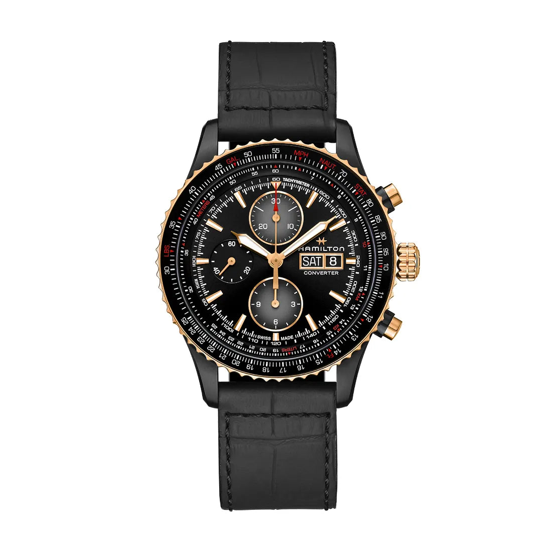 カーキ アビエーション コンバーター オート クロノグラフ 44mm