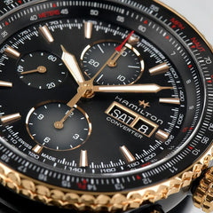 カーキ アビエーション コンバーター オート クロノグラフ 44mm