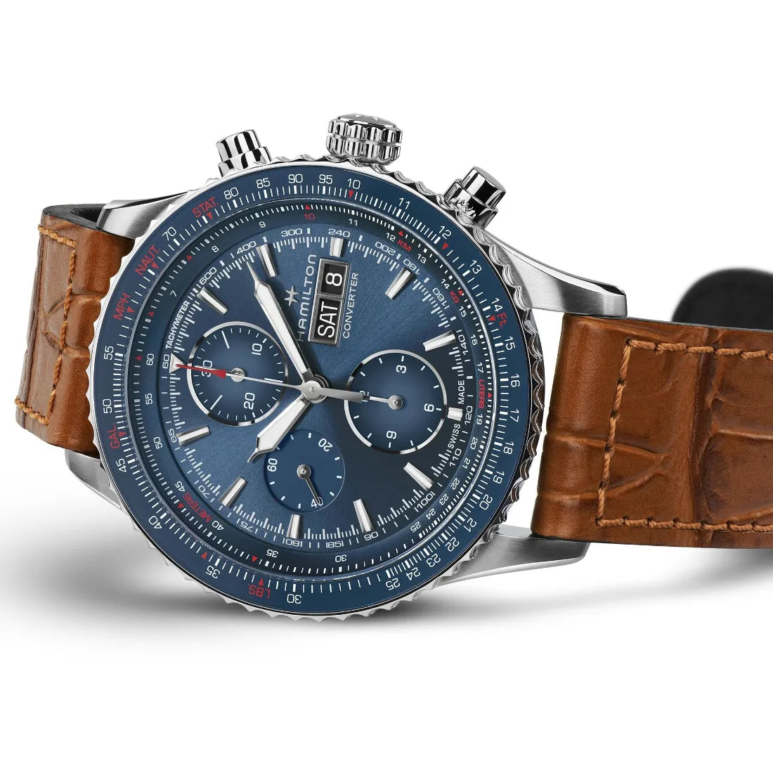 カーキ アビエーション コンバーター オート クロノグラフ 44mm