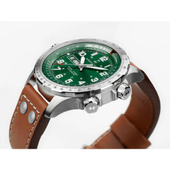 カーキアビエーション X-ウィンド デイデイト 45mm