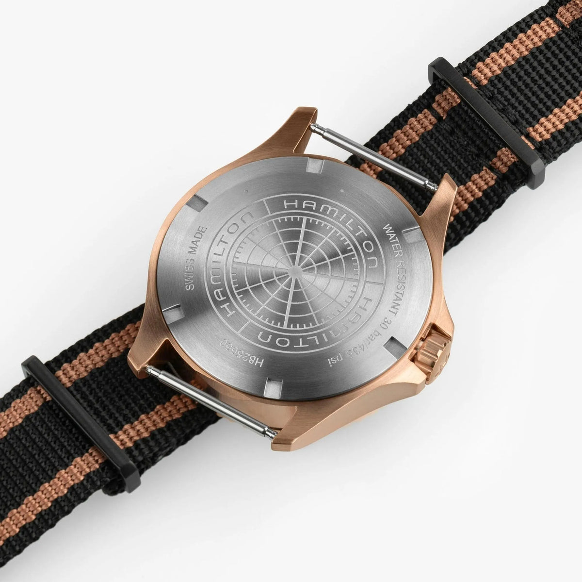 H82565930 カーキ ネイビー スキューバ オート GMT 43mm Bronze