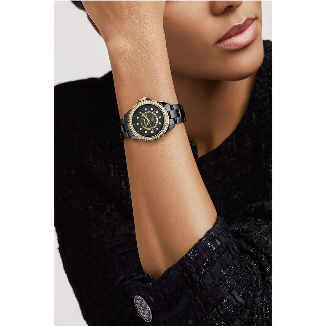 H9837 J12 ダイヤモンドベゼル キャリバー 12.1, 38MM|シャネル H9837 J12 ダイヤモンドベゼル キャリバー 12.1, 38MM|シャネル