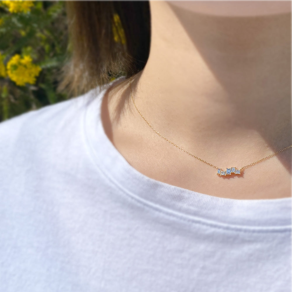 モザイクエクラ ネックレス