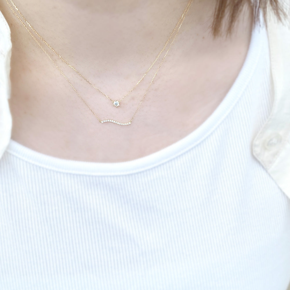 Embrace diamond necklace