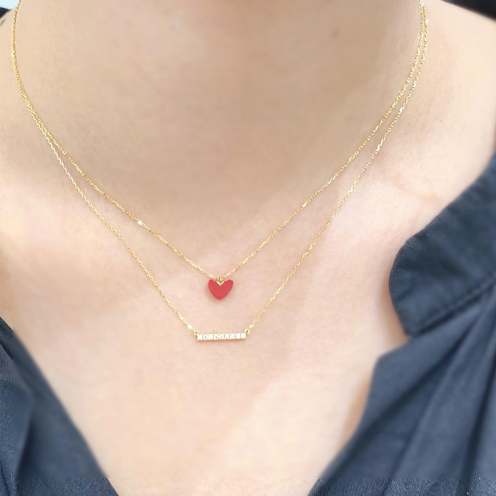 Tyrann Heart (Red) Necklace