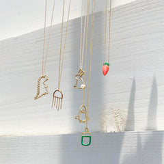 DINO エメラルド ネックレス