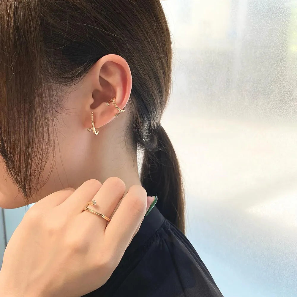 ドロセラ ダイヤモンド ピアス 右耳用|正規販売店のアイアイイスズ ドロセラ ダイヤモンド ピアス 右耳用|正規販売店のアイアイイスズ