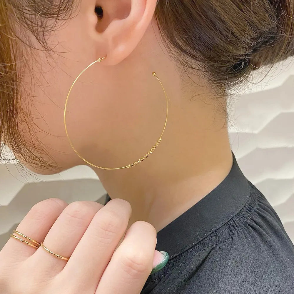 MARIHA/マリハ 時の砂 フープピアス M サイズ 1103140021