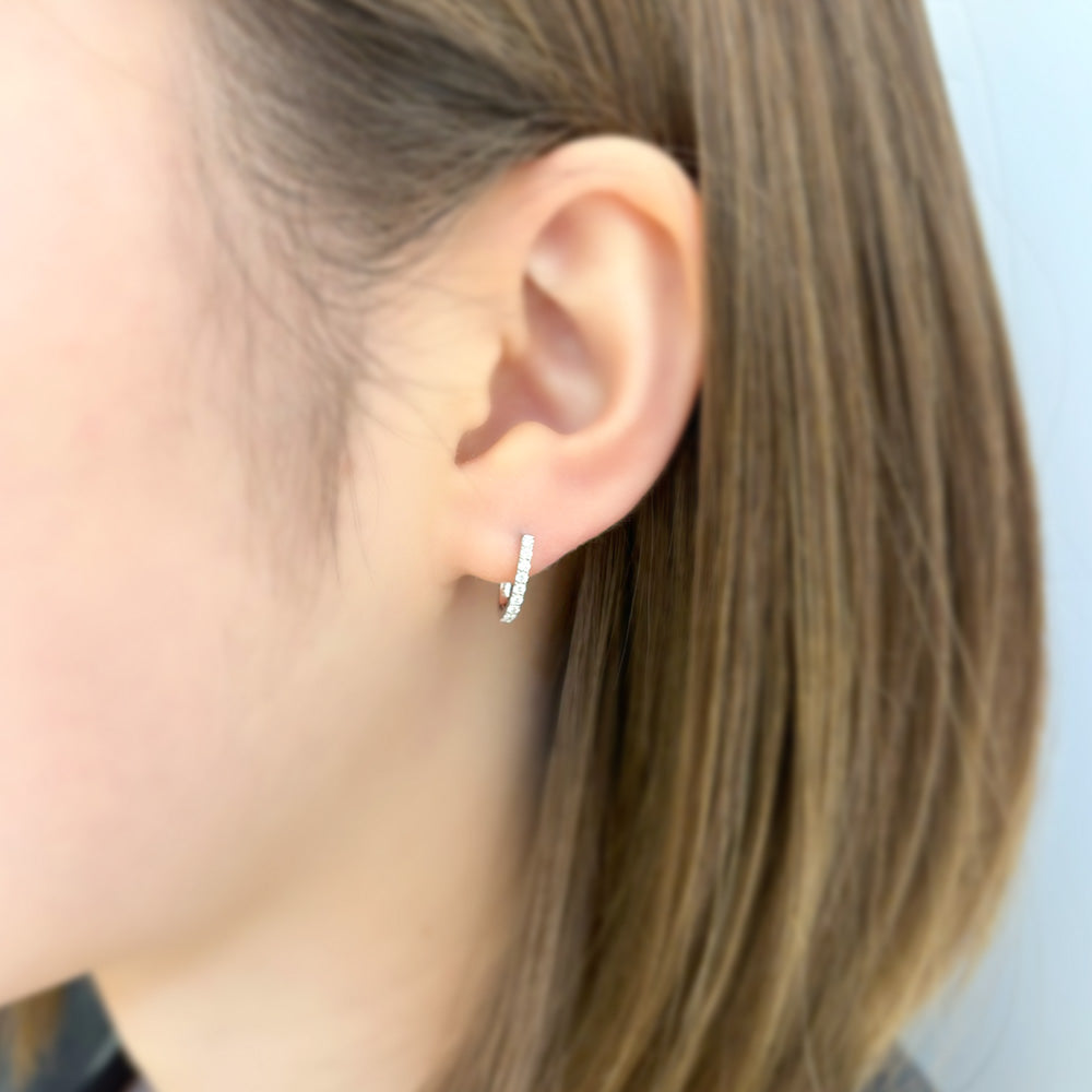Gatsby hoop earrings XS