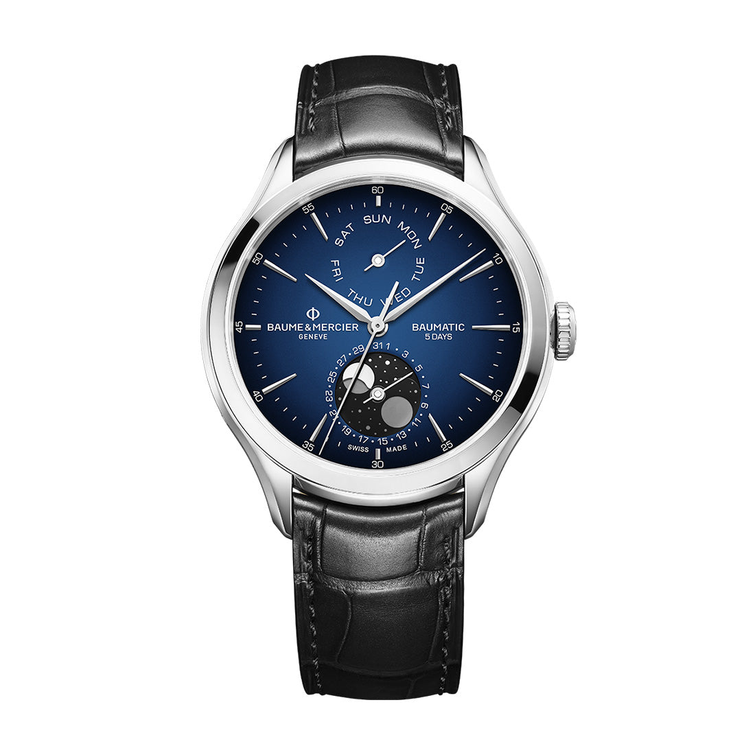 クリフトン オートマティック デイデイト ムーンフェイズ ウォッチ