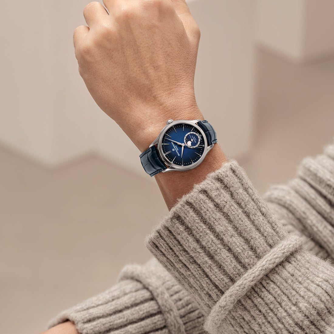 クリフトン ムーンフェイズ デイト 39mm