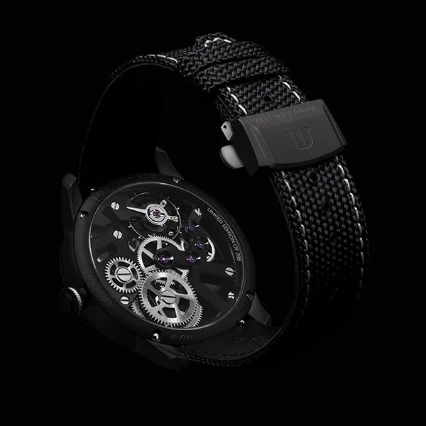 MASTERPIECE SKELETON LABEL NOIR 43mm