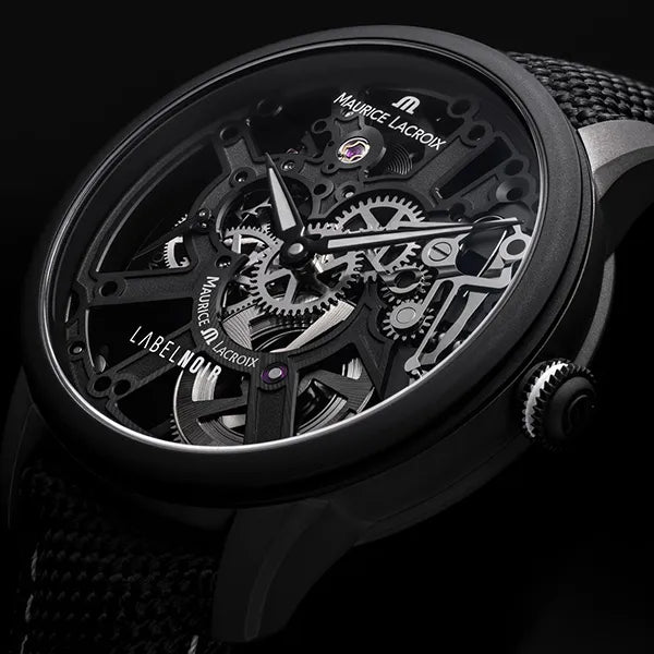 MASTERPIECE SKELETON LABEL NOIR 43mm