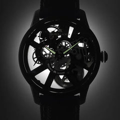 MASTERPIECE SKELETON LABEL NOIR 43mm