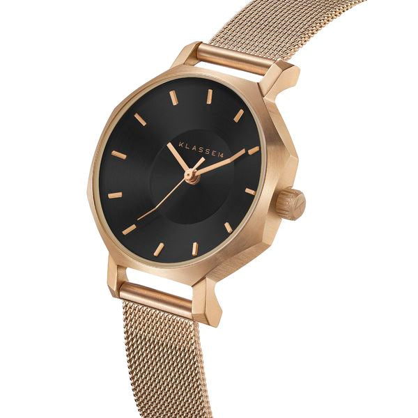 Volare OKTO Dark Rose with Mesh Strap 28mm