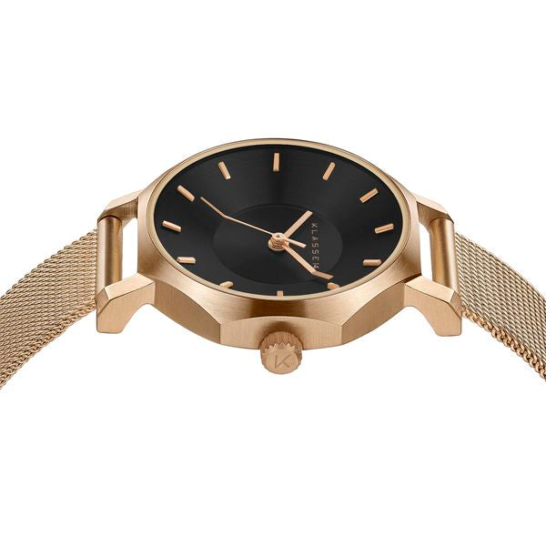 Volare OKTO Dark Rose with Mesh Strap 28mm