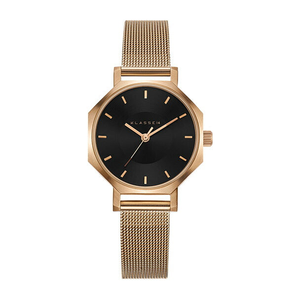 Volare OKTO Dark Rose with Mesh Strap 28mm