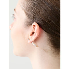 PUNCTURE バック スピア アコヤパール ピアス