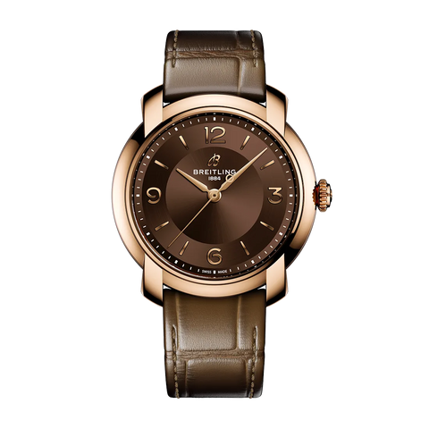 BREITLING 時計ケース ブラウン クロノマット オートマチック GMT 40 ヤニス・ アデトクンボ