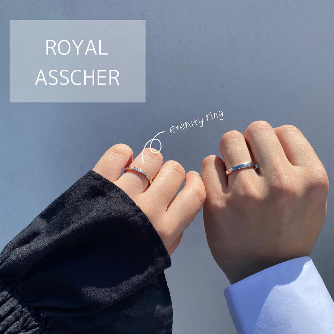 ロイヤル・アッシャー【ROYAL ASSCHER】結婚指輪 (マリッジリング