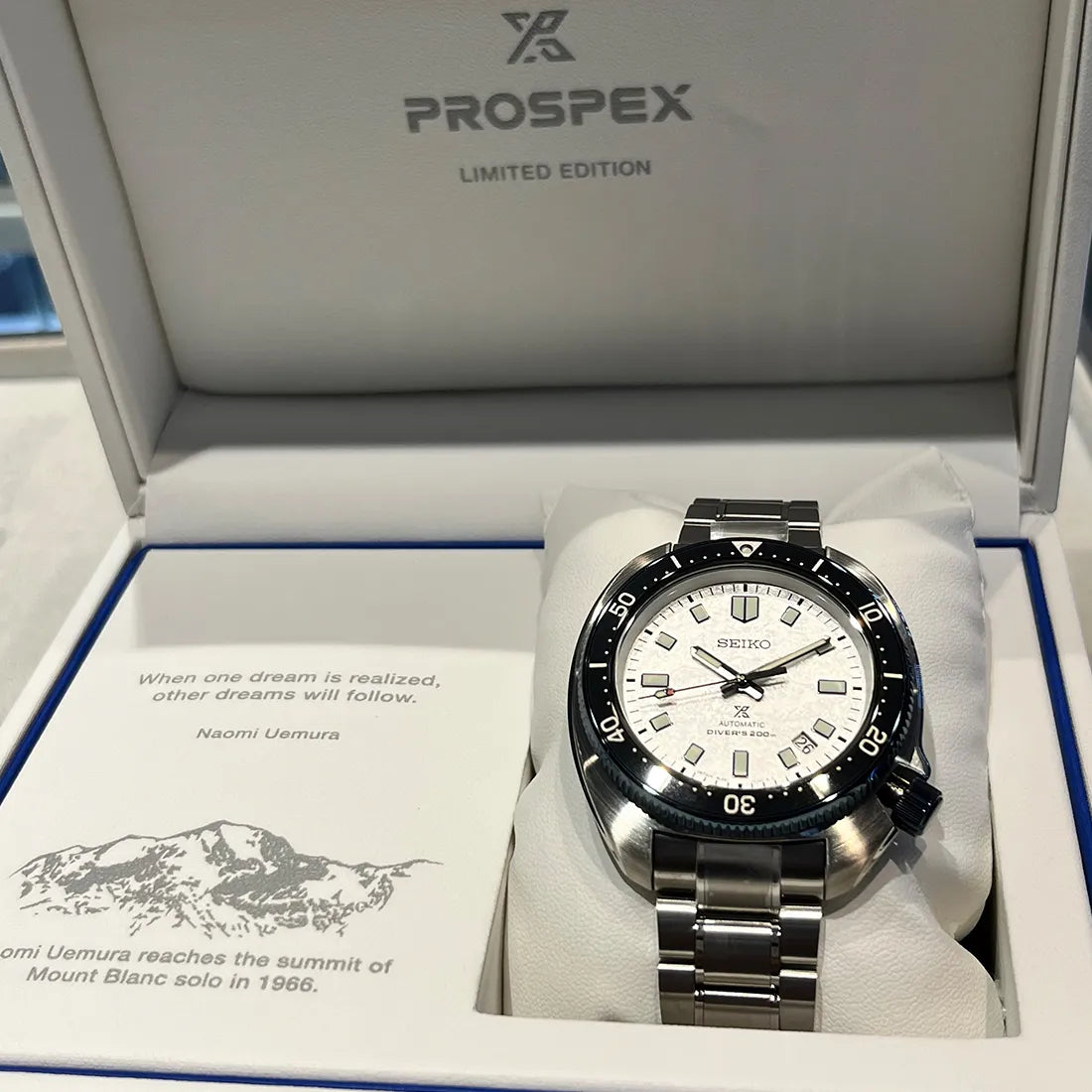 Diver Scuba 1970 Mechanical Divers Contemporary Design Naomi Uemura / Limited Edition