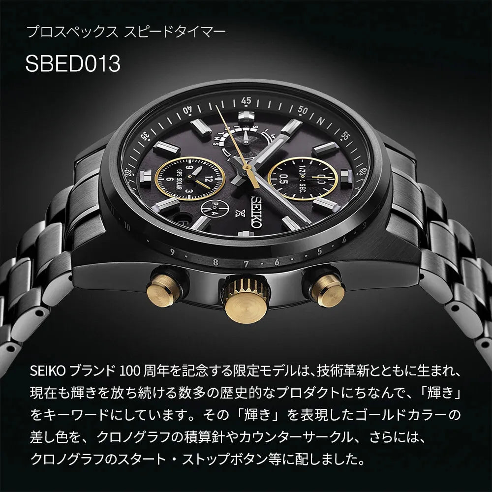 スピードタイマー〈SEIKOブランド100周年記念〉国内500本 ※ノベルティプレゼント
