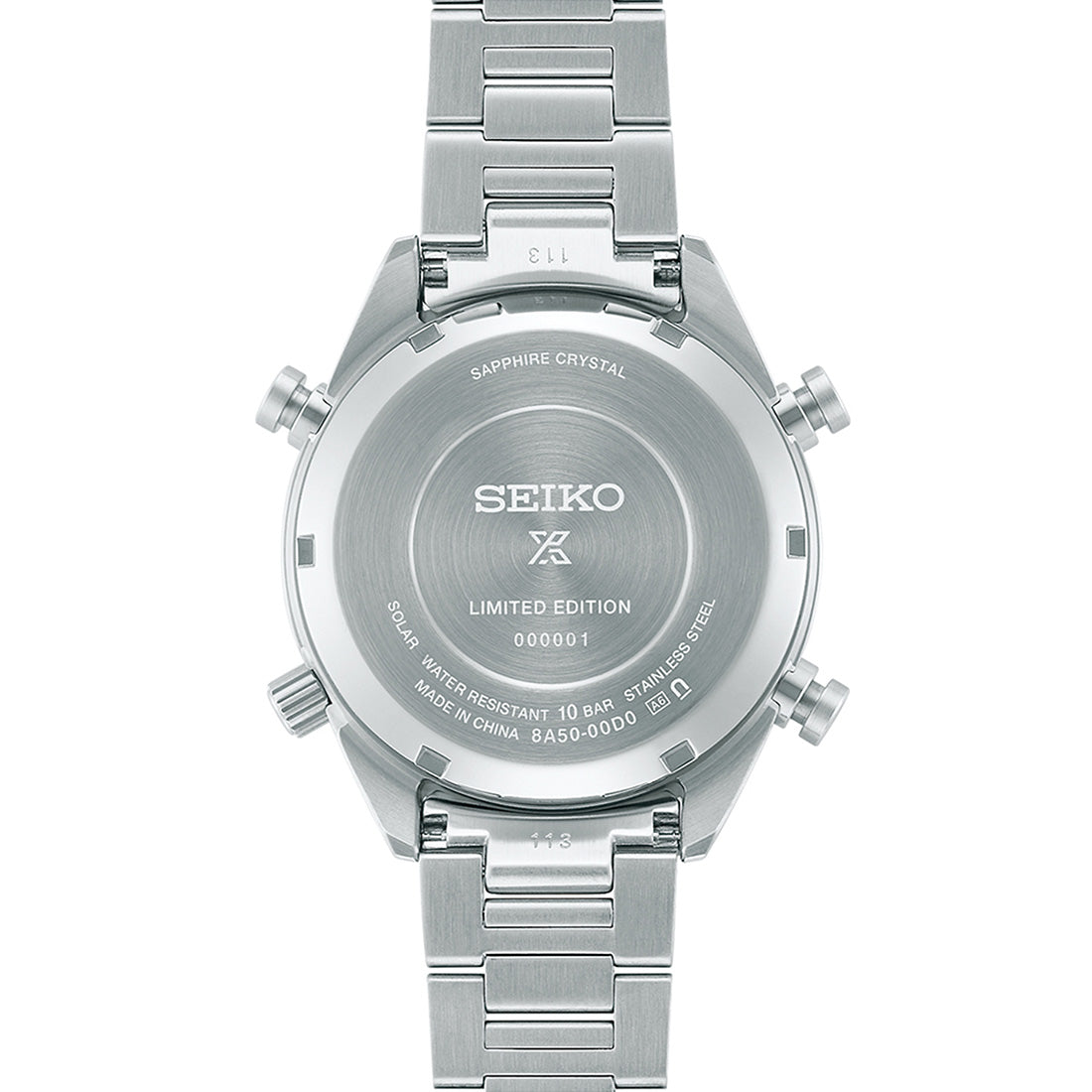 スピードタイマー ソーラークロノグラフ 1/100秒計測〈セイコー腕時計110周年記念〉限定モデル