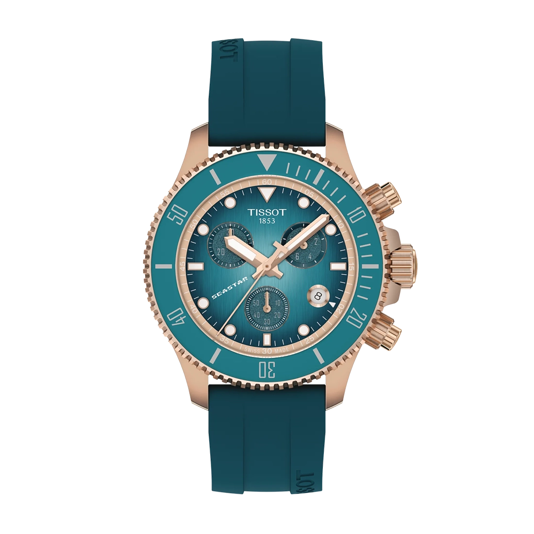 TISSOT / ティソ
<br>TISSOT シースター 1000 クォーツ クロノグラフ 38mm