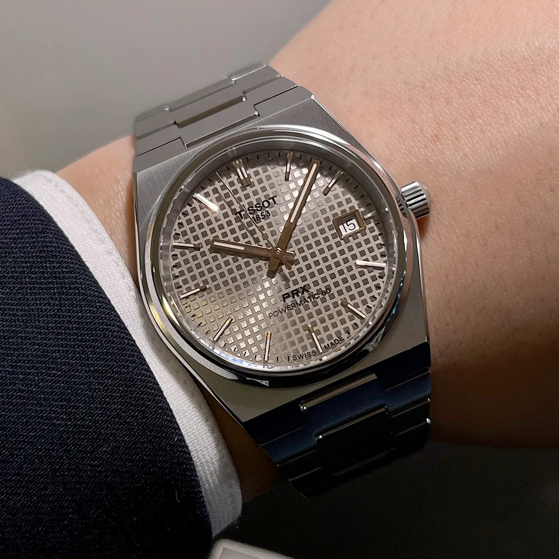 TISSOT PRX チタニウム 38mm T137.807.44.061.00｜ティソ – アイアイイスズ