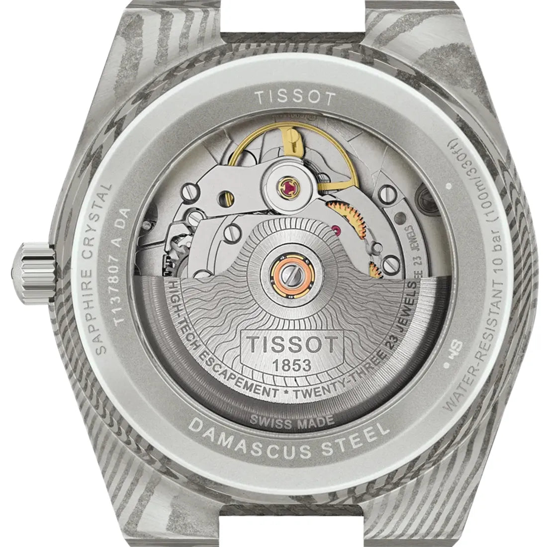 TISSOT PRX ダマスカス スティール 38mm T137.807.96.081.00｜ティソ