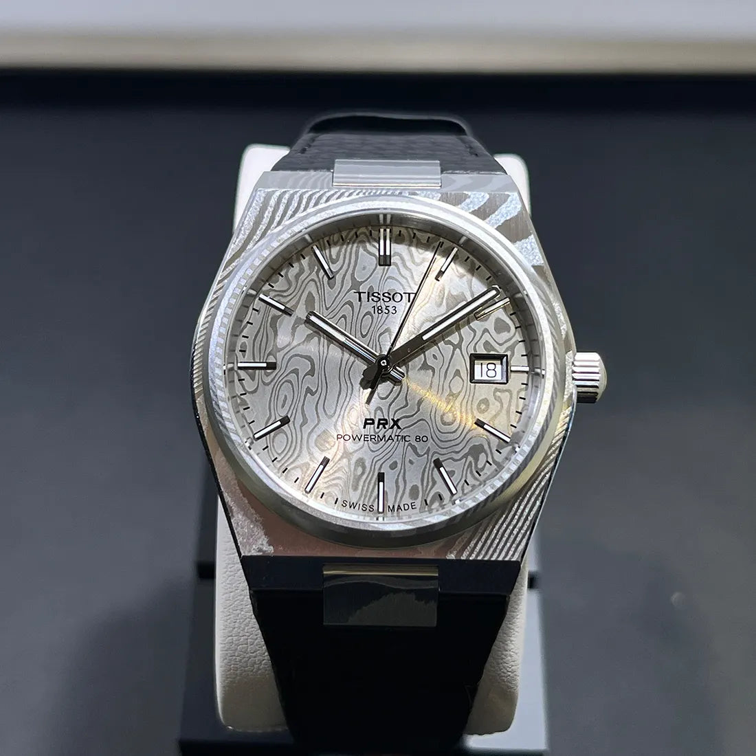 TISSOT PRX ダマスカス スティール 38mm T137.807.96.081.00｜ティソ