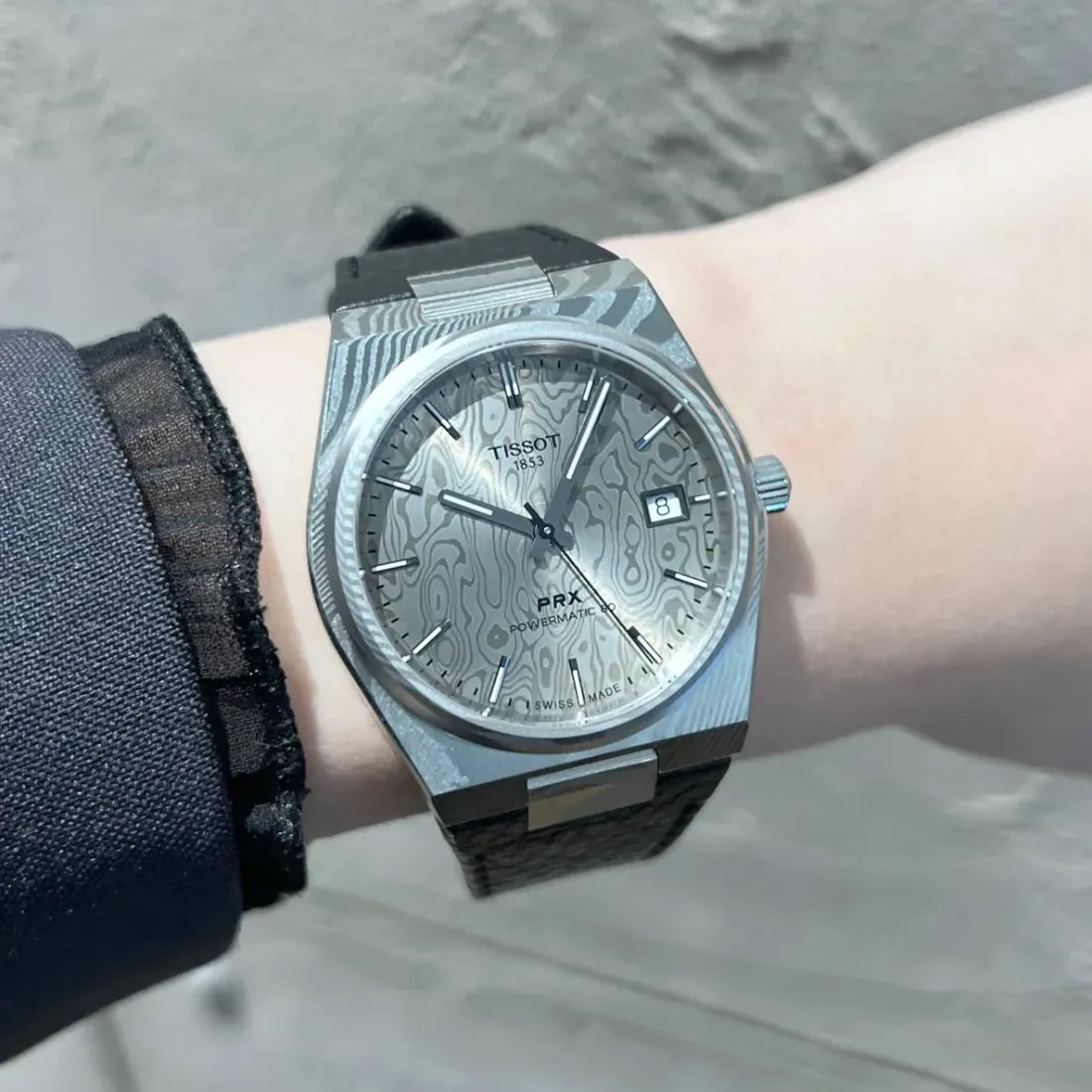 TISSOT PRX ダマスカス スティール 38mm T137.807.96.081.00｜ティソ