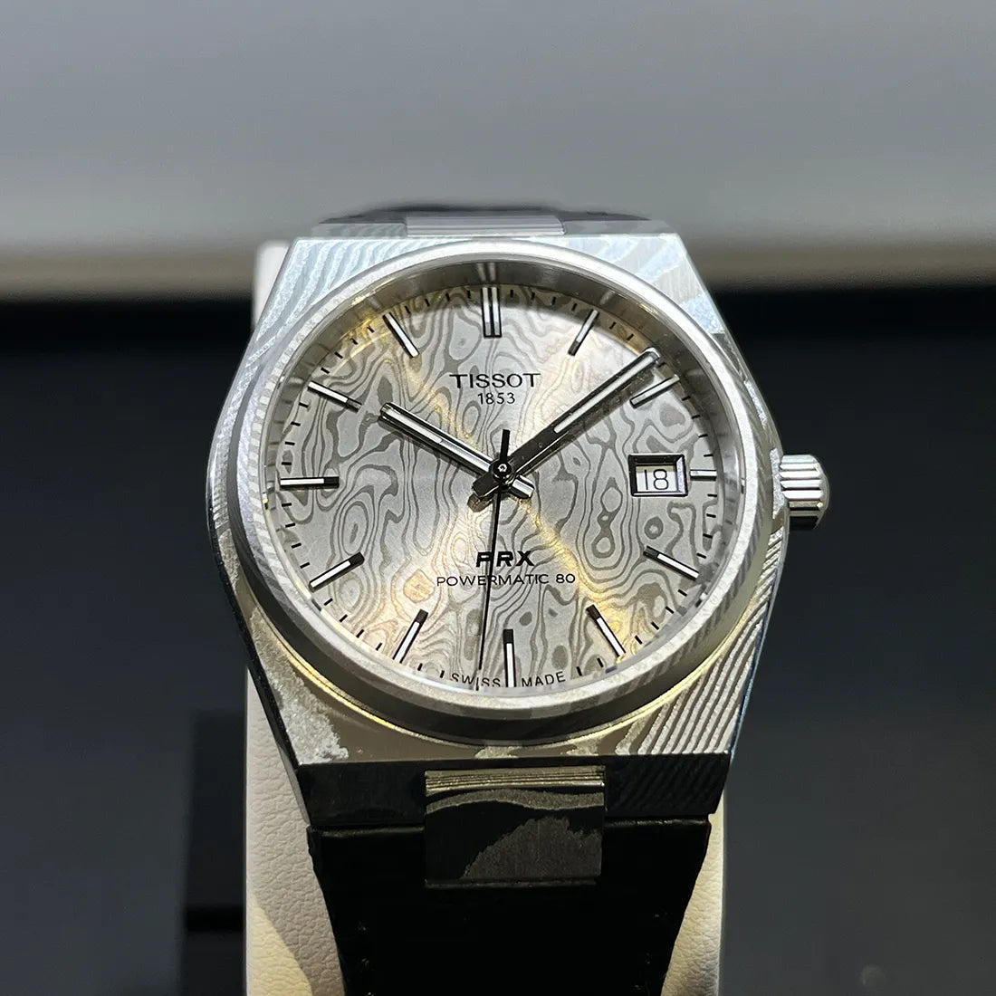 TISSOT PRX ダマスカス スティール 38mm