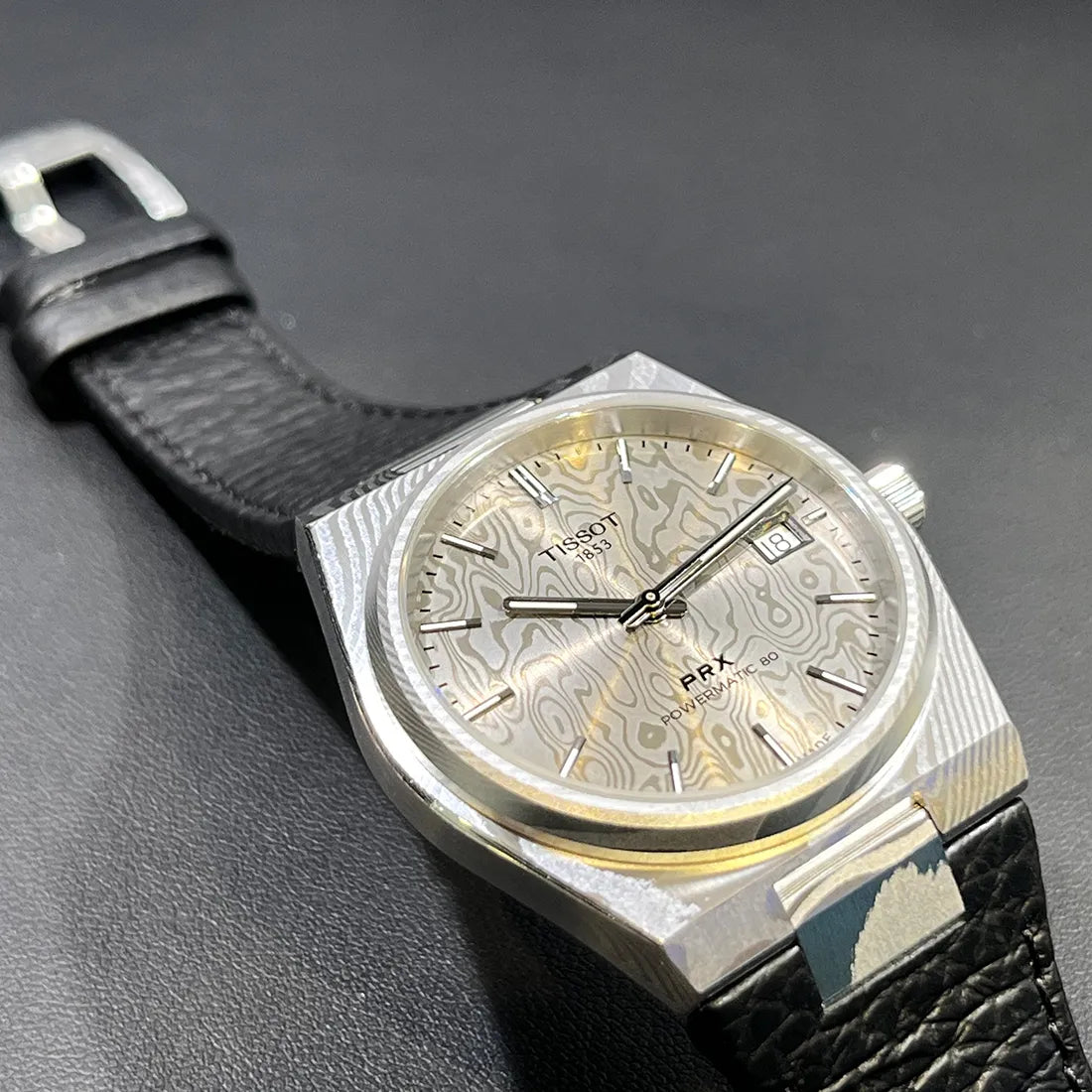 TISSOT PRX ダマスカス スティール 38mm