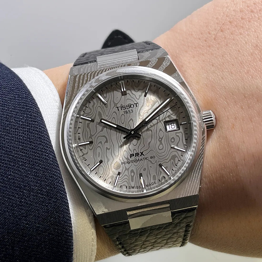 TISSOT PRX ダマスカス スティール 38mm T137.807.96.081.00｜ティソ