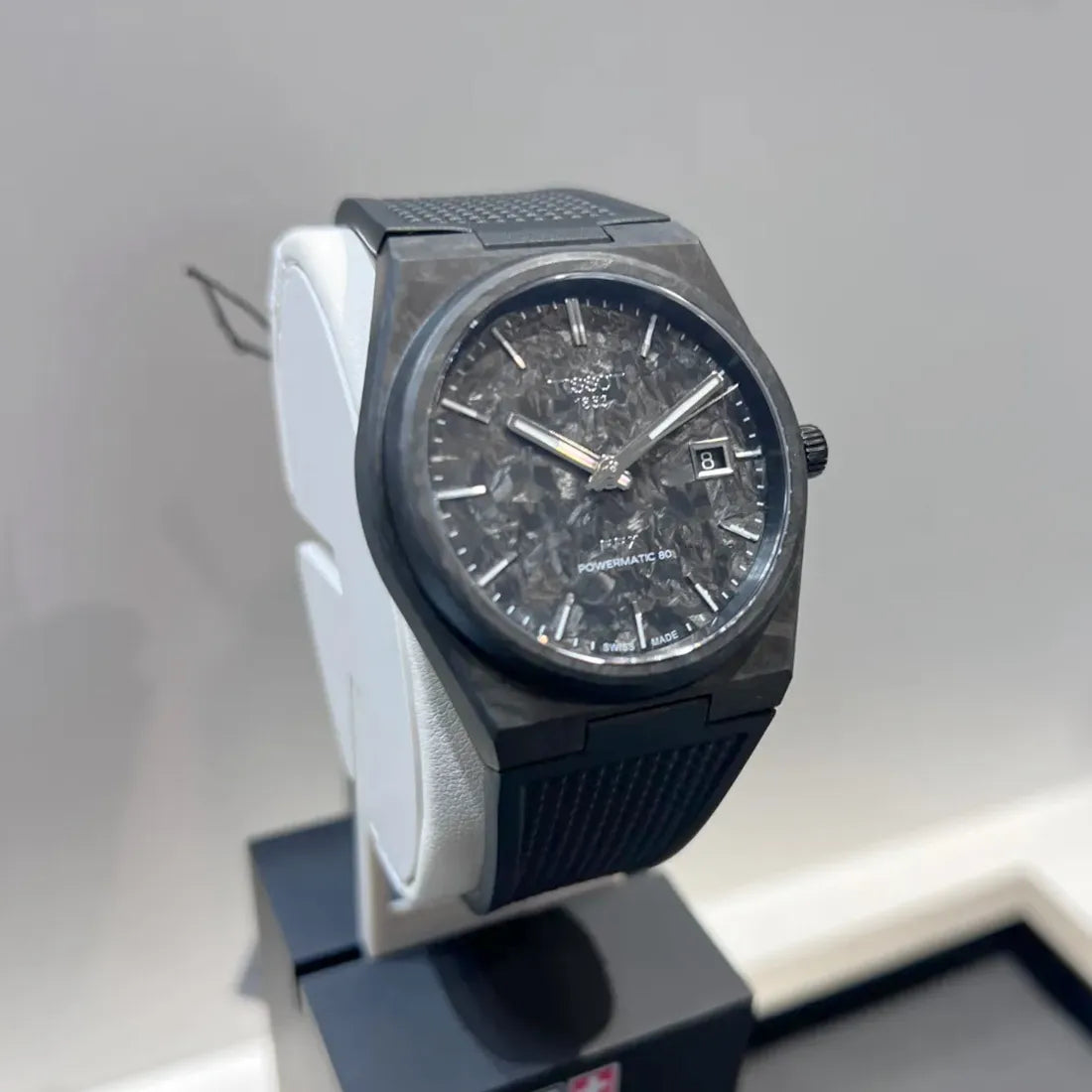 TISSOT PRX パワーマティック 80 40mm カーボン (ピーアールエックス)