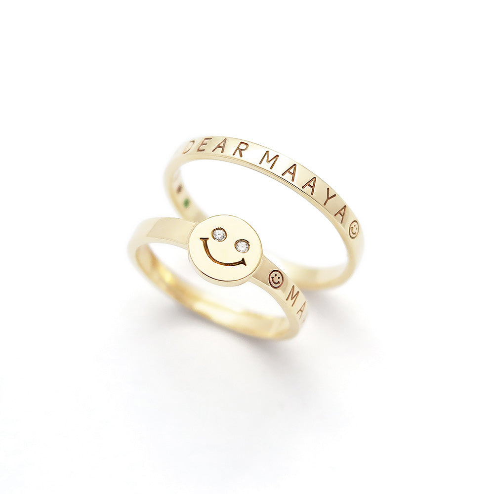 【Sv / シルバー】ネームバンド ファムリング