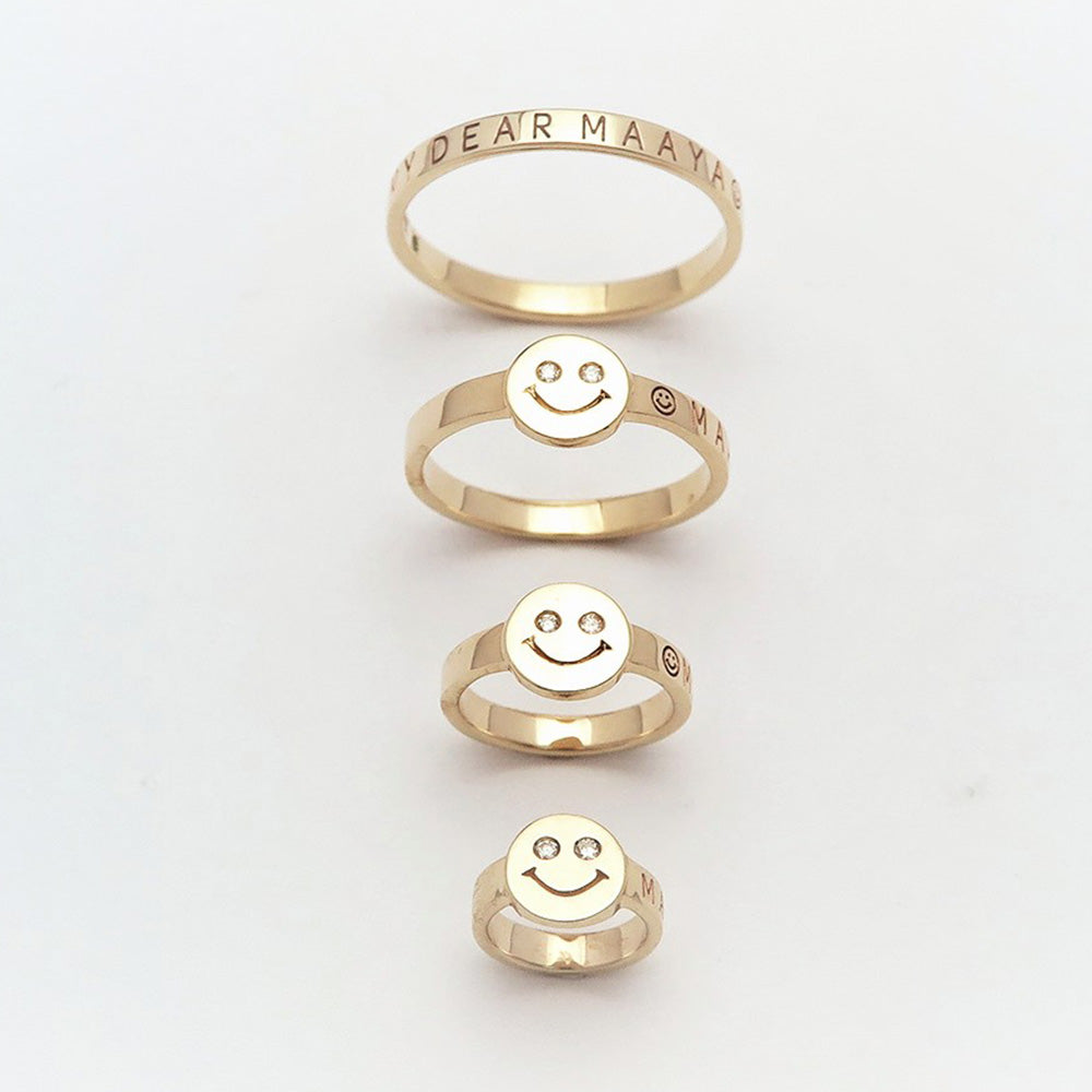 【K18】ネームバンド ファムリング