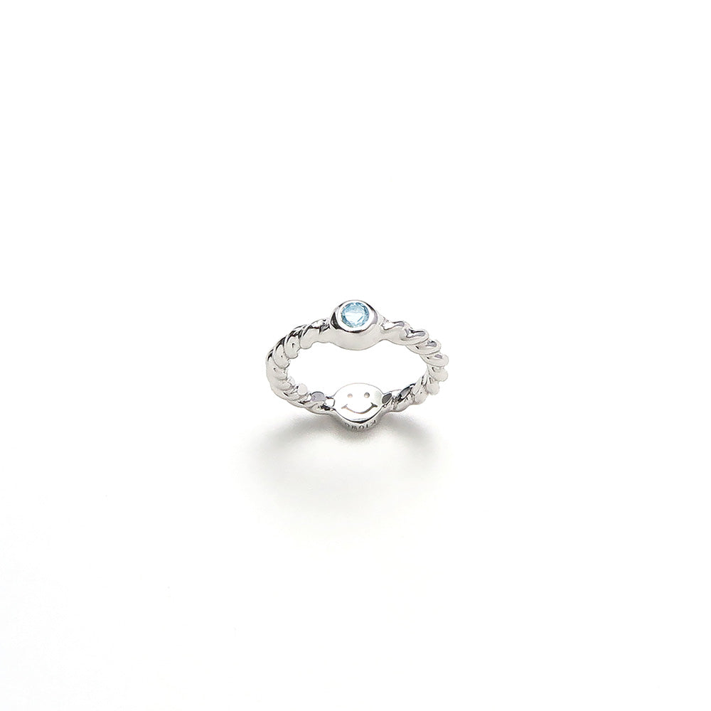 【Pt / プラチナ】へその緒ベビーリング　チャイルドサイズ