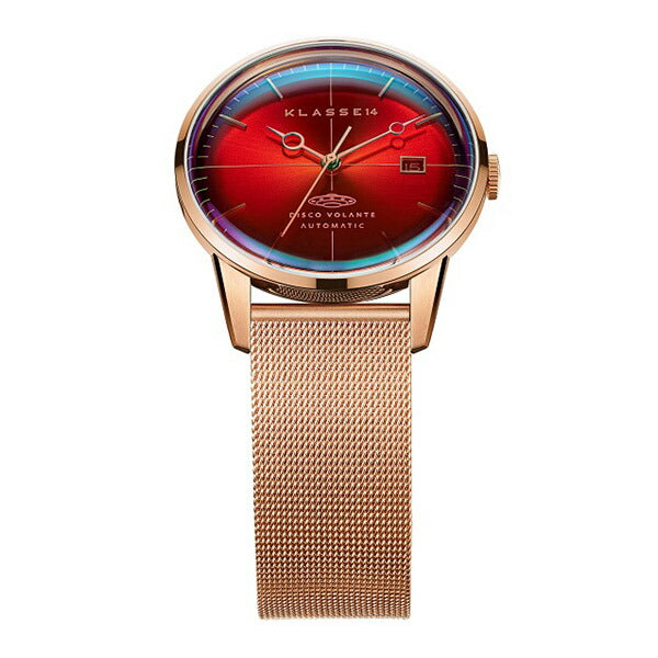 DISCO VOLANTE STARDUST Rose Gold with Mesh Strap Automatic 40mm