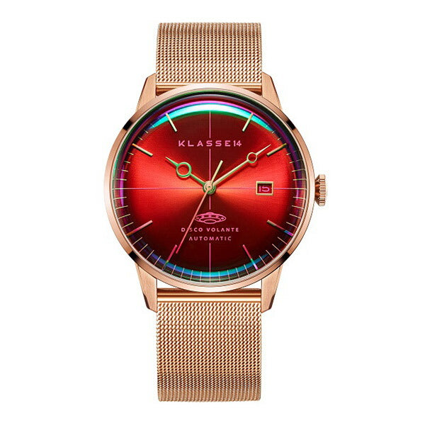 DISCO VOLANTE STARDUST Rose Gold with Mesh Strap Automatic 40mm