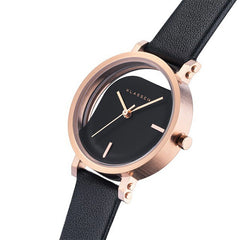 IMPERFECT ANGLE Rose Gold Black 32mm