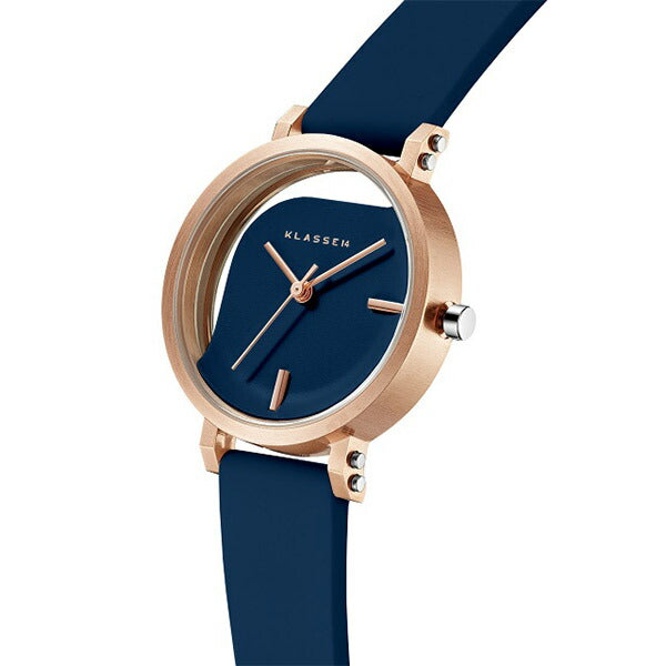 IMPERFECT ANGLE Blue Rose Gold 32mm