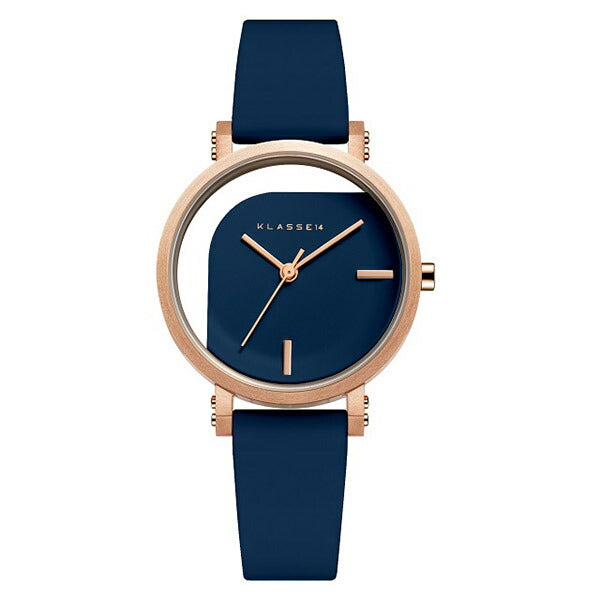IMPERFECT ANGLE Blue Rose Gold 32mm