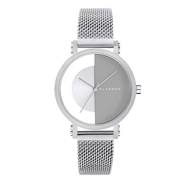 IMPERFECT ARCH Silver Grey with Mesh Strap 32mm