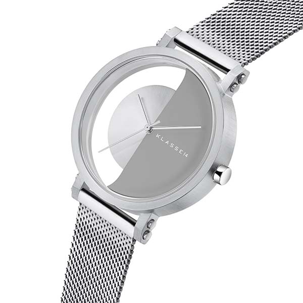 IMPERFECT ARCH Silver Grey with Mesh Strap 32mm