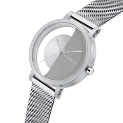 IMPERFECT ARCH Silver Grey with Mesh Strap 32mm